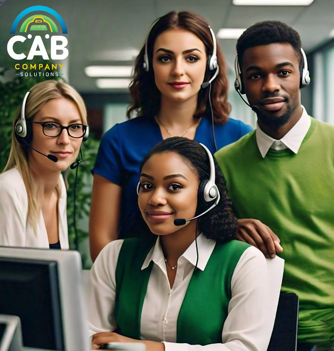 Highly trained call center agents delivering excellent customer service for UK taxis.